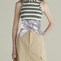 Bowknot PU Leather Wrap Around Waist Bands&nbsp;AJEW-WH20033-042J