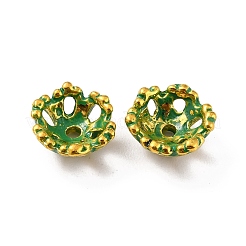Tibetan Style Alloy Bead Caps&nbsp;PALLOY-C154-36GGP