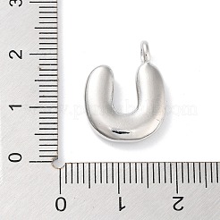 Rack Plating Brass Balloon Letter Pendants&nbsp;LS-KK-C050-01P-U