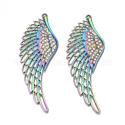 Rack Plating Rainbow Color Alloy Big Pendants&nbsp;PALLOY-N163-172A