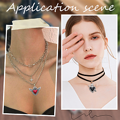 24Pcs 6 Styles Alloy Enamel Pendants&nbsp;ENAM-SC0005-03