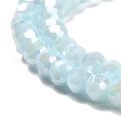 Opaque Glass Beads Stands&nbsp;EGLA-A035-P4mm-B10