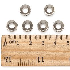 Brass Rhinestone Spacer Beads&nbsp;X-RB-A020-9mm-01P
