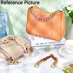 Acrylic & CCB Plastic Curb Chain Phone Case Chain&nbsp;HJEW-JM00485-06