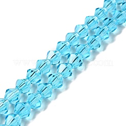 Imitation Austrian Crystal 5301 Bicone Beads&nbsp;GLAA-S026-6mm-M