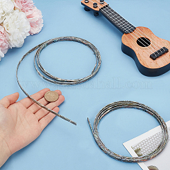Plastic Imitation Shell Guitar Binding Purfling Strip&nbsp;FIND-WH0018-41A-01