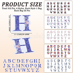 6 Sets 6 Styles PET Sticker Labels&nbsp;STIC-CP0001-20