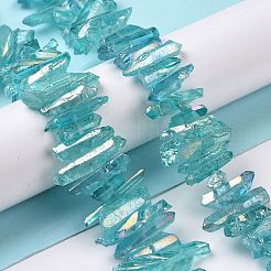 Natural Quartz Crystal Points Beads Strands&nbsp;G-K181-B31