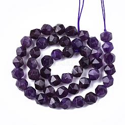 Natural Amethyst Beads Strands&nbsp;G-R448-10mm-07