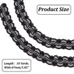 10 Yards Polyester Lace Trim&nbsp;OCOR-HY0001-21