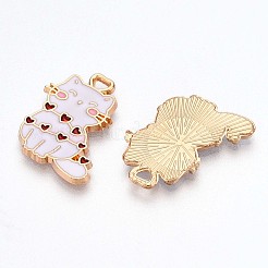 Alloy Enamel Pendants&nbsp;ENAM-N056-437