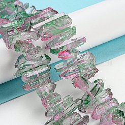 Natural Dyed Quartz Beads Strands&nbsp;G-G791-14N