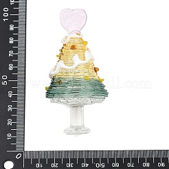 Handmade Lampwork Christmas Tree Ornaments&nbsp;LAMP-C026-06B