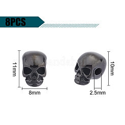 8Pcs 304 Stainless Steel Beads&nbsp;STAS-UN0043-83
