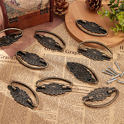 10 Sets Zinc Alloy Handle&nbsp;PALLOY-FH0001-72AB