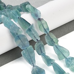 Raw Rough Natural Fluorite Beads Strands&nbsp;G-G116-B03-01