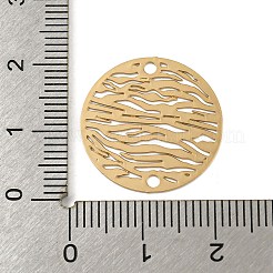 Rack Plating Brass Hollow Out Connector Charms&nbsp;KKC-D001-14KCG