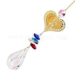 Hollow Alloy Hanging Ornaments&nbsp;HJEW-Q012-07F