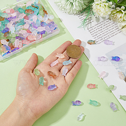 220Pcs 11 Colors Transparent Spray Painted Glass Beads&nbsp;GLAA-DC0001-22