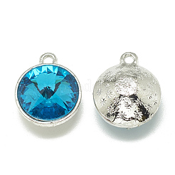Alloy Rhinestone Pendants&nbsp;PALLOY-T032-12mm-12