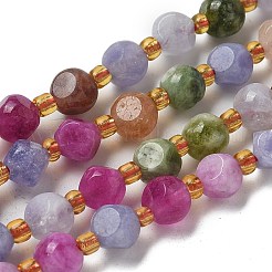 Natural Multicolor Tourmaline Beads Strands&nbsp;G-K387-A11-01