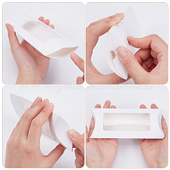 Kraft Paper Pillow Wedding Candy Favor Gift Boxes&nbsp;CON-WH0099-58A
