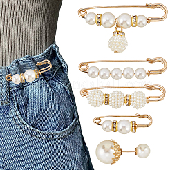 Alloy Glass Pendants & Alloy Safety Pin Brooch&nbsp;AJEW-SP0002-05