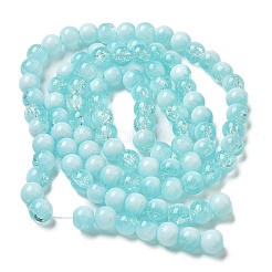 Crackle Glass Beads Strands&nbsp;GLAA-U001-8mm-08