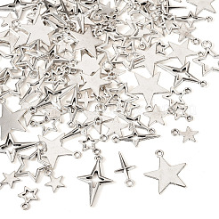100Pcs 10 Styles Tibetan Style Zinc Alloy Pendants&nbsp;FIND-TA0008-20