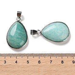 Natural Amazonite Pendants&nbsp;G-B123-05P-04