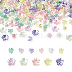 550Pcs 11 Colors Spray Paint ABS Plastic Imitation Pearl Beads&nbsp;MACR-PJ0001-06