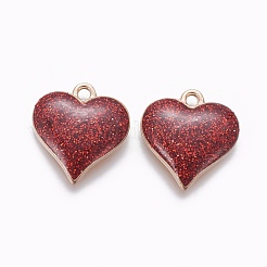 Alloy Enamel Pendants&nbsp;ENAM-L017-G