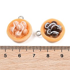Opaque Resin Imitation Pendants&nbsp;RE-CBA0E2-04
