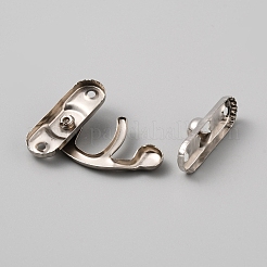 Iron Latch Hook Hasp Horn Lock with Screws&nbsp;IFIN-WH0073-30B-P