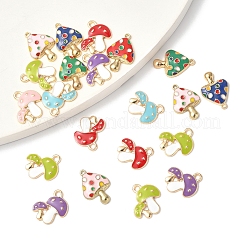 36Pcs 9 Styles Autumn Theme Alloy Enamel Pendants&nbsp;ENAM-FS0002-95