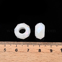 Imitation Jade Glass European Beads&nbsp;GPDL-N005-B14mm-A01