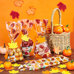 Rectangle Plastic Candy Bags for Thanksgiving Day&nbsp;CON-BC0007-06