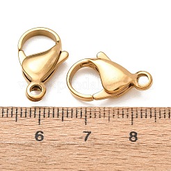 304 Stainless Steel Lobster Claw Clasps&nbsp;STAS-AB19-G