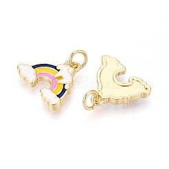 Brass Enamel Pendants&nbsp;KK-N277-02G
