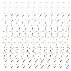300Pcs 6 Color Brass French Earring Hooks&nbsp;KK-ZZ0001-05-NF
