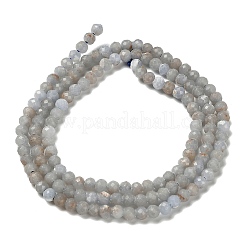 Natural Angelite Beads Strands&nbsp;LS-G-RM2025-16-3mm