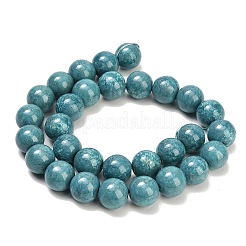 Baking Paint Glass Beads Strands&nbsp;GL-CBA8F4B-02H