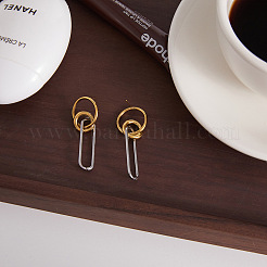 304 Stainless Steel Stud Dangle Earrings for Women&nbsp;JW1089