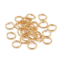 304 Stainless Steel Open Jump Rings&nbsp;STAS-G098-01G