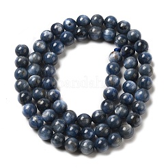 Natural Kyanite/Cyanite/Disthene Round Beads Strands&nbsp;G-O017-6mm-04C