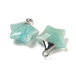 Natural Amazonite Pendants&nbsp;G-P540-01P-03