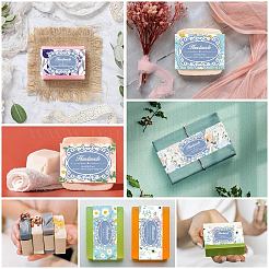 100Pcs 10 Style Rectangle Soap Paper Tag&nbsp;DIY-WH20027-008