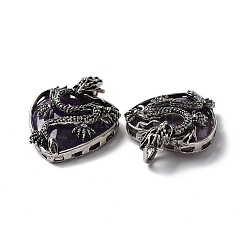 Natural Amethyst Pendants&nbsp;G-A207-04AS-04