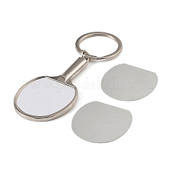 Table Tennis Alloy Sublimation Blanks Keychains&nbsp;AL-CBAF9A1-02P-01