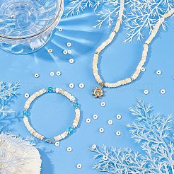 2 Strands Shell Beads Strands&nbsp;SSHEL-NB0001-29